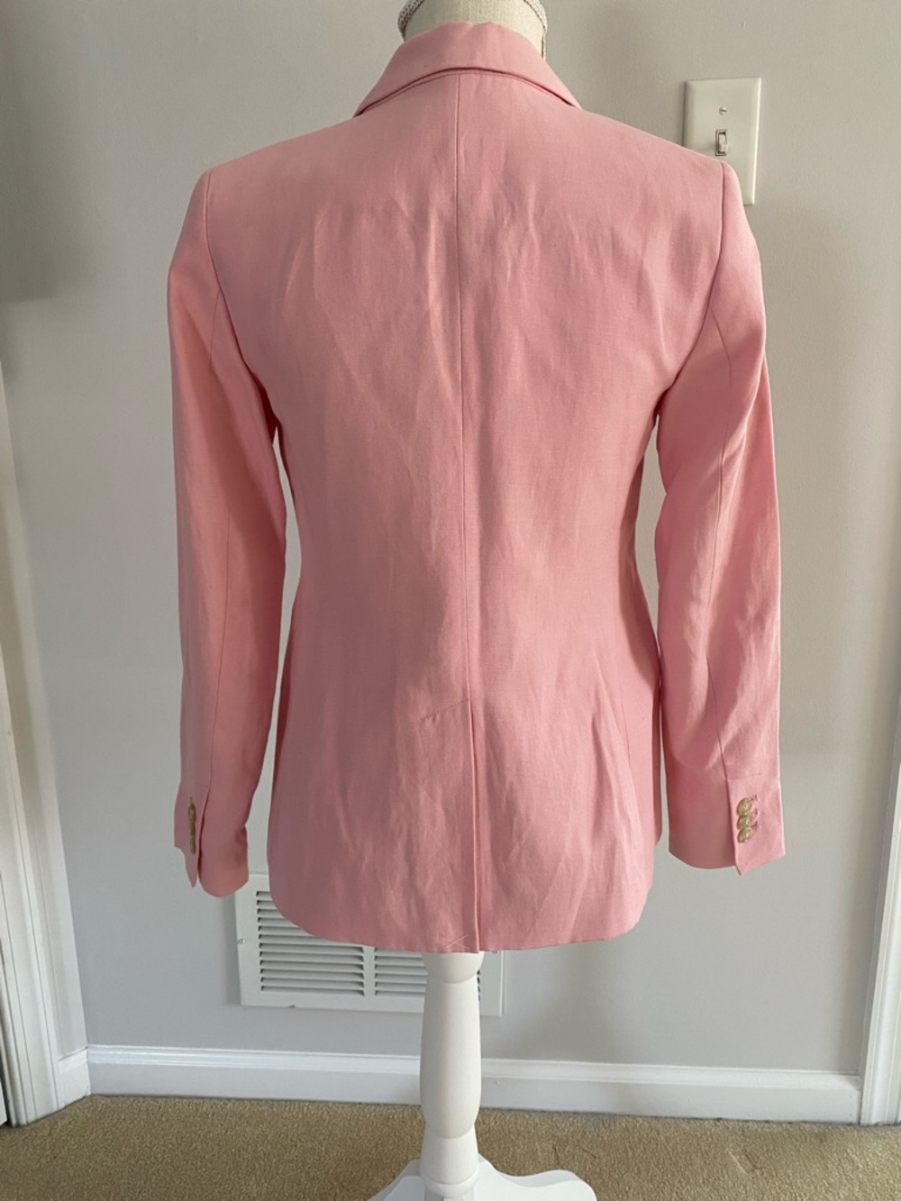 LOFT Pink Single-Button Notch Lapel Blazer - Picture 2 of 5